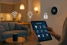 A smart home control panel.